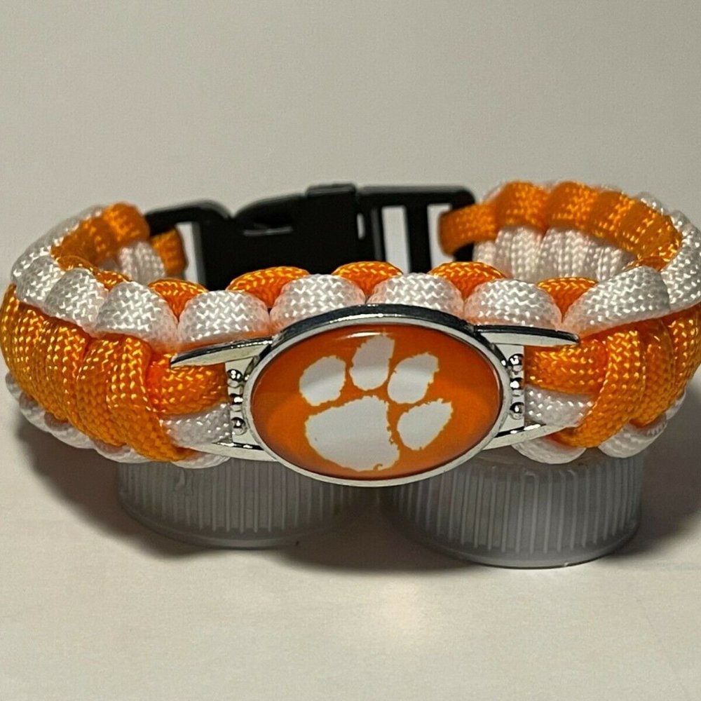 Clemson Tigers NCAA Paracord Bracelet NEW